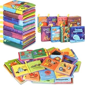 Baby Bath Books,Nontoxic Fabric Soft Baby Cloth Books